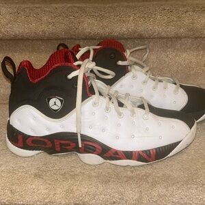 Nike Air Jordan Jumpman Team II Sneakers Size 7.5 White 819175-101 Basketball